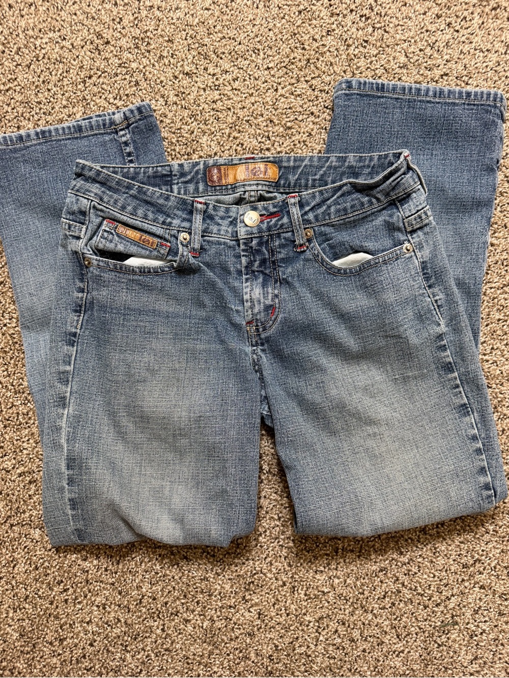 lei Light Blue Straight Leg Jeans
